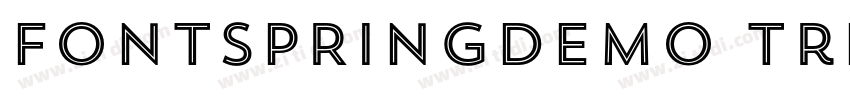 FONTSPRINGDEMO Trend字体转换 FONTSPRINGDEMO Trend字体转换